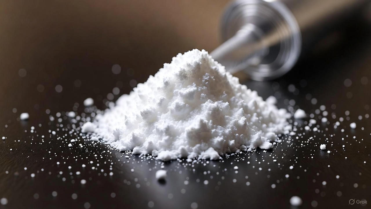 এআই নির্মিত সায়ানাইডসদৃশ বস্তু। ছবি: গ্রোক